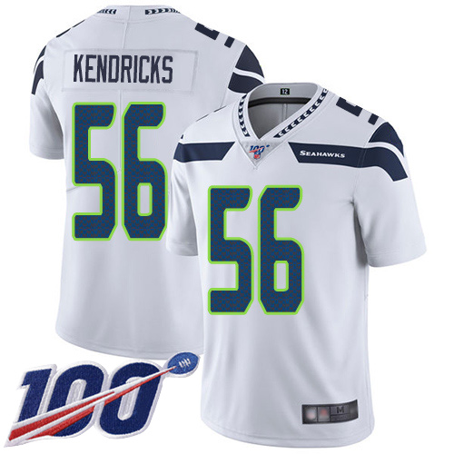 Seattle Seahawks Limited White Men Mychal Kendricks Road Jersey NFL Football 56 100th Season Vapor Untouchable